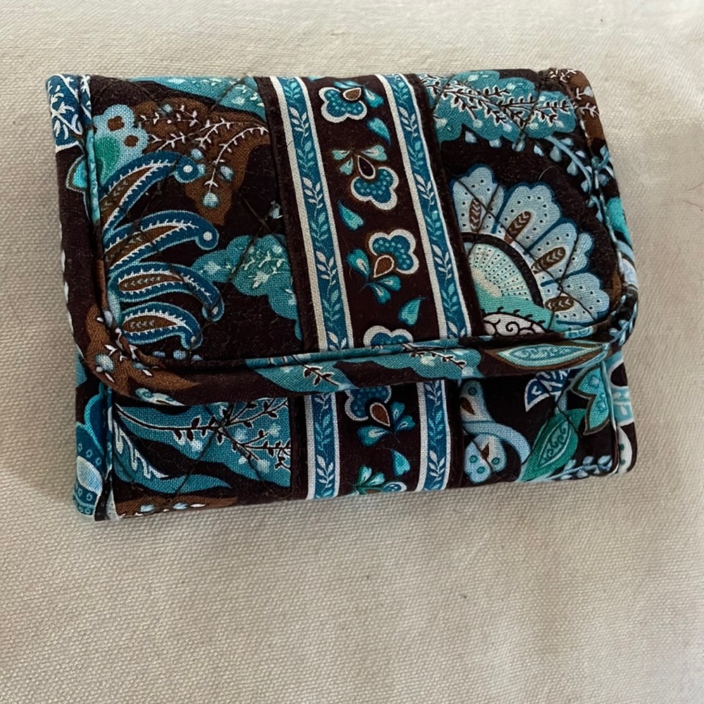 Vet Bradley trifold wallet in Java Blue